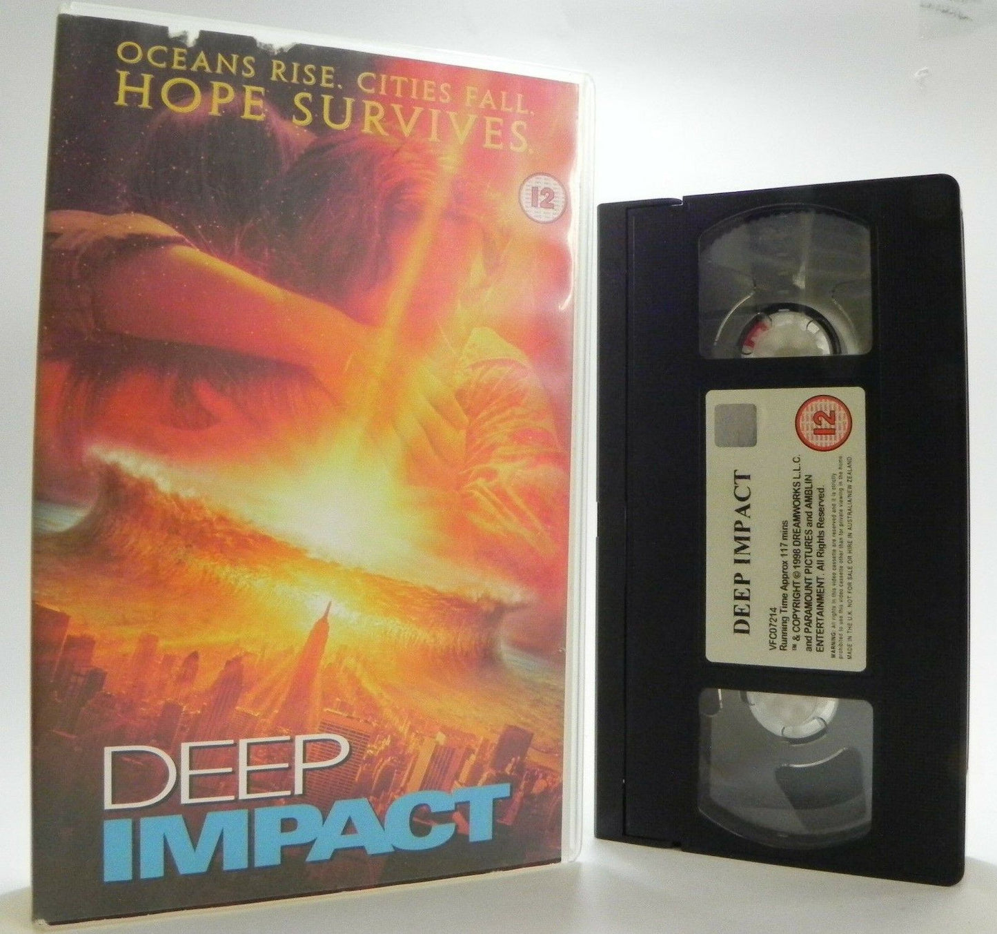 Deep Impact - Large Box - Action/Drama (1998) - R.Duvall/E.Wood - Pal VHS-