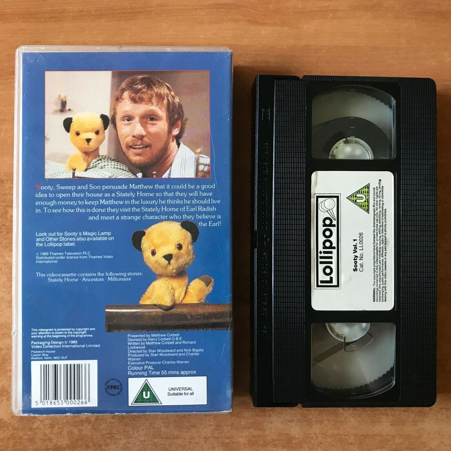 Sooty: Stately Home; [Lollipop] Matthew Corbett - Educational - Children's - VHS-