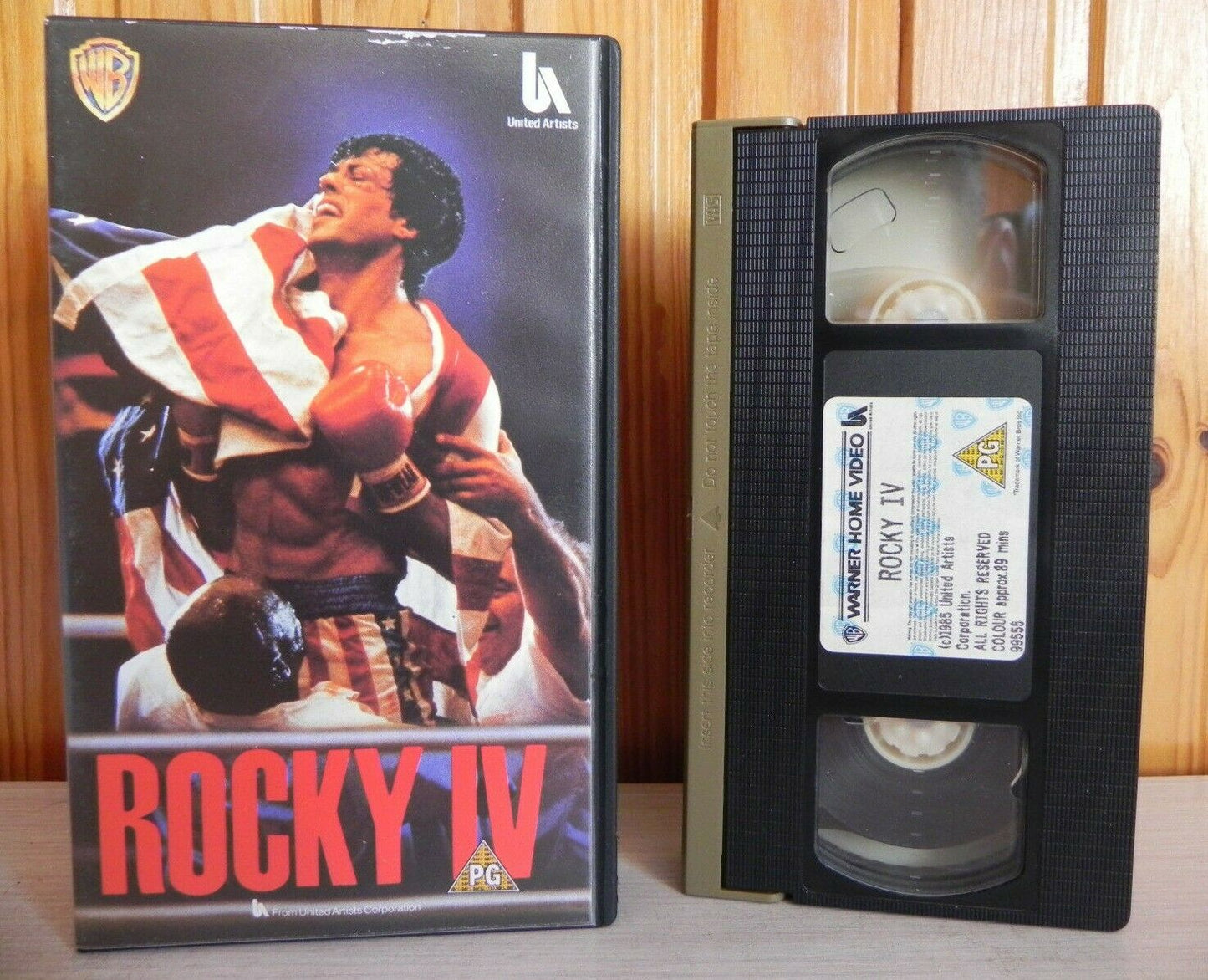 Rocky 4: Sylvester Stallone Vs Dolph Lundgren - (1985) Sports Drama - Pal VHS-