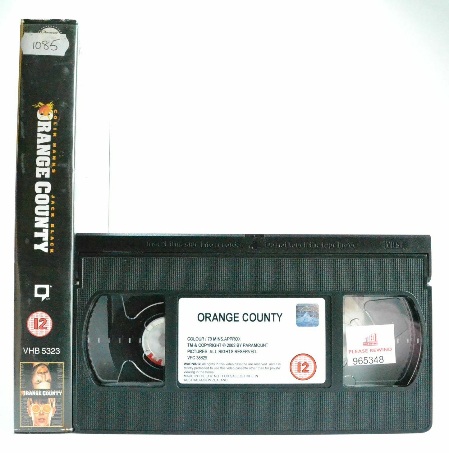Orange County: C.Hanks/J.Black - Comedy (2002) - Large Box - Ex-Rental - Pal VHS-