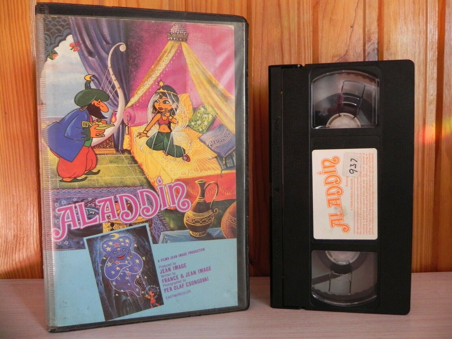 Aladdin - Pre-Cert Video - Big Box - Video Media - Wonderful Animated - Pal VHS-