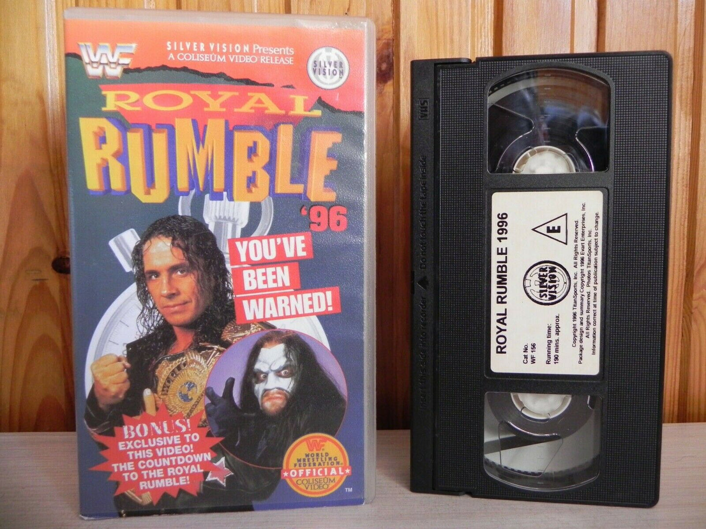Royal Rumble '96 - Champioship Match - 30 Men - One Winner - Wrestling - Pal VHS-