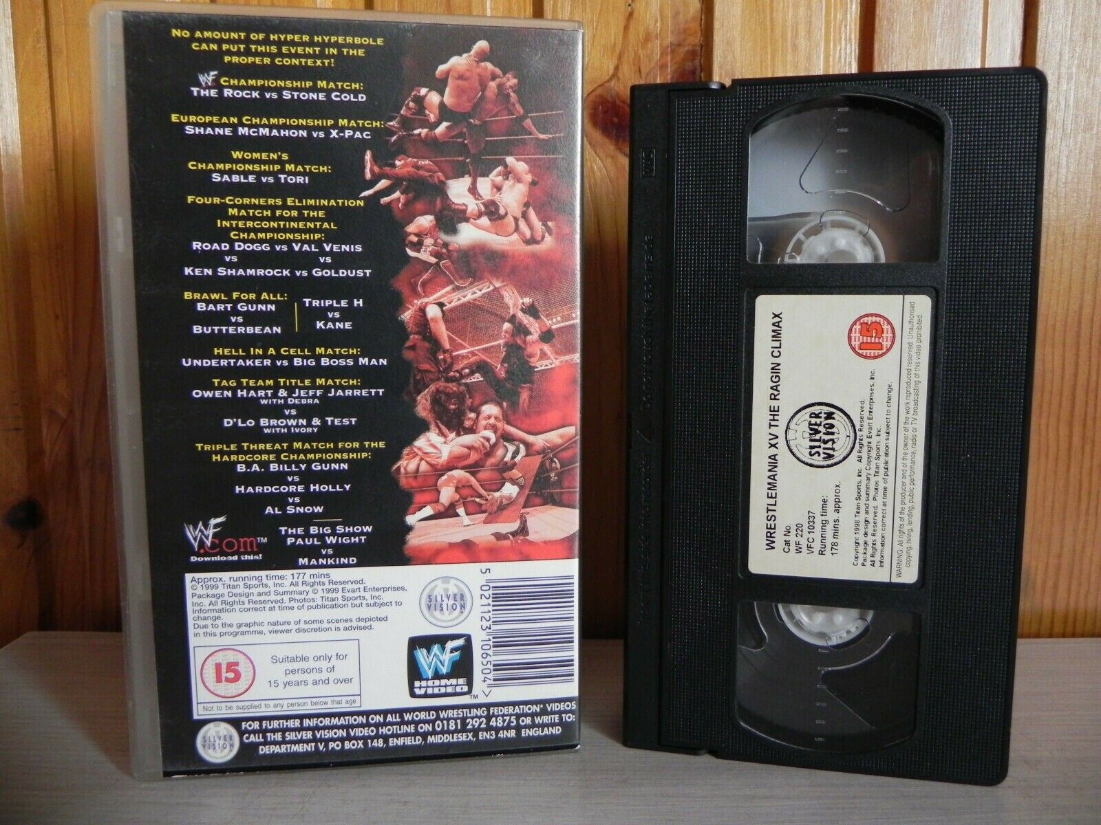 WrestleMania - The Ragin' Climax - The Rock VS Stone Cold - Sable VS Tori - VHS-