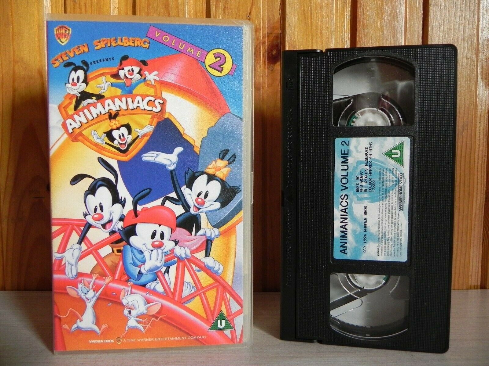 Animaniacs - Volume 2 - Steven Spielberg - Children's Animation - Vintage - VHS - Golden Class Movies LTD