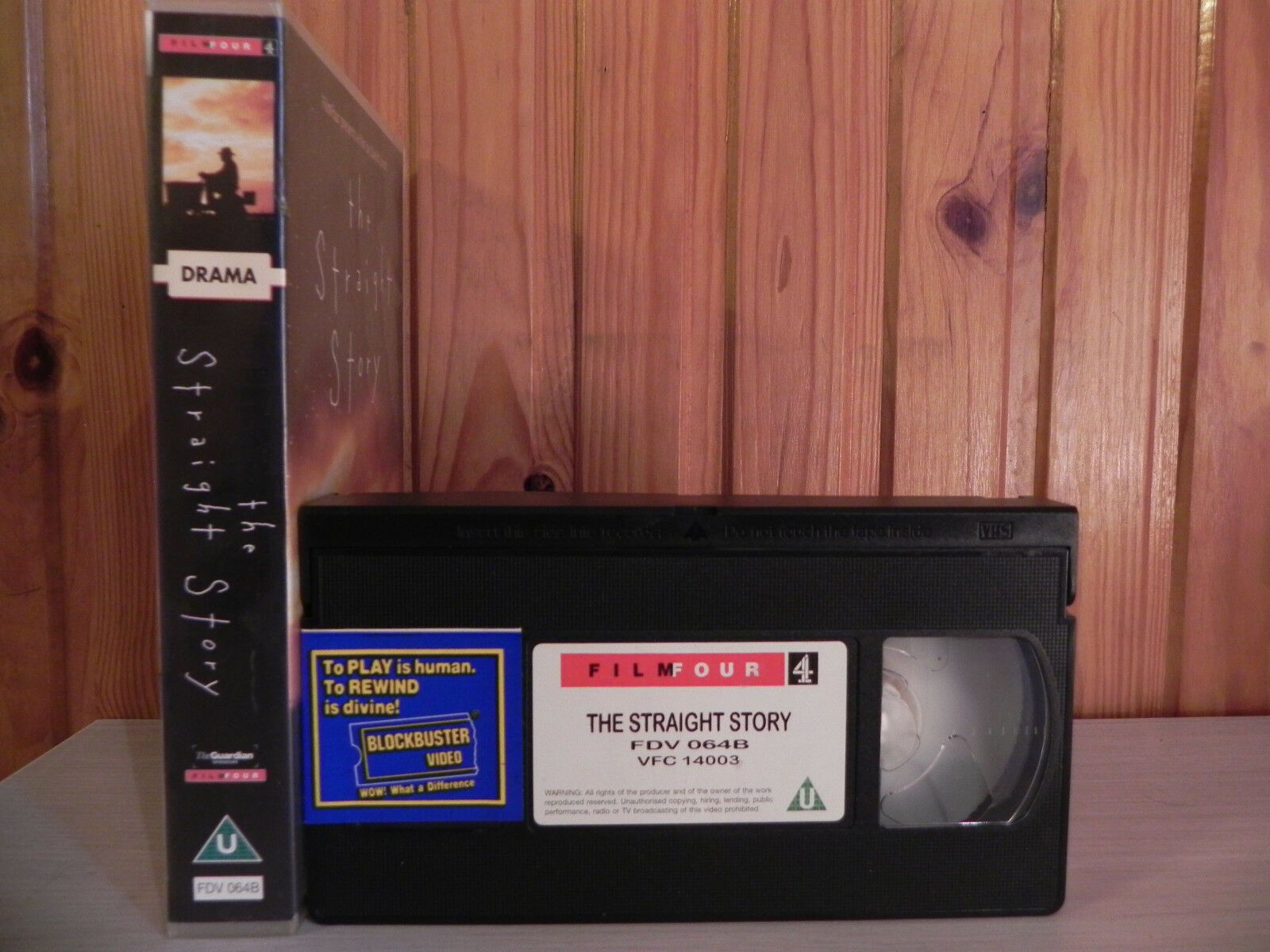 The Straight Story - 5 Star Drama - 1987 - Richard Farnsworth/Sissy Spacek - VHS-