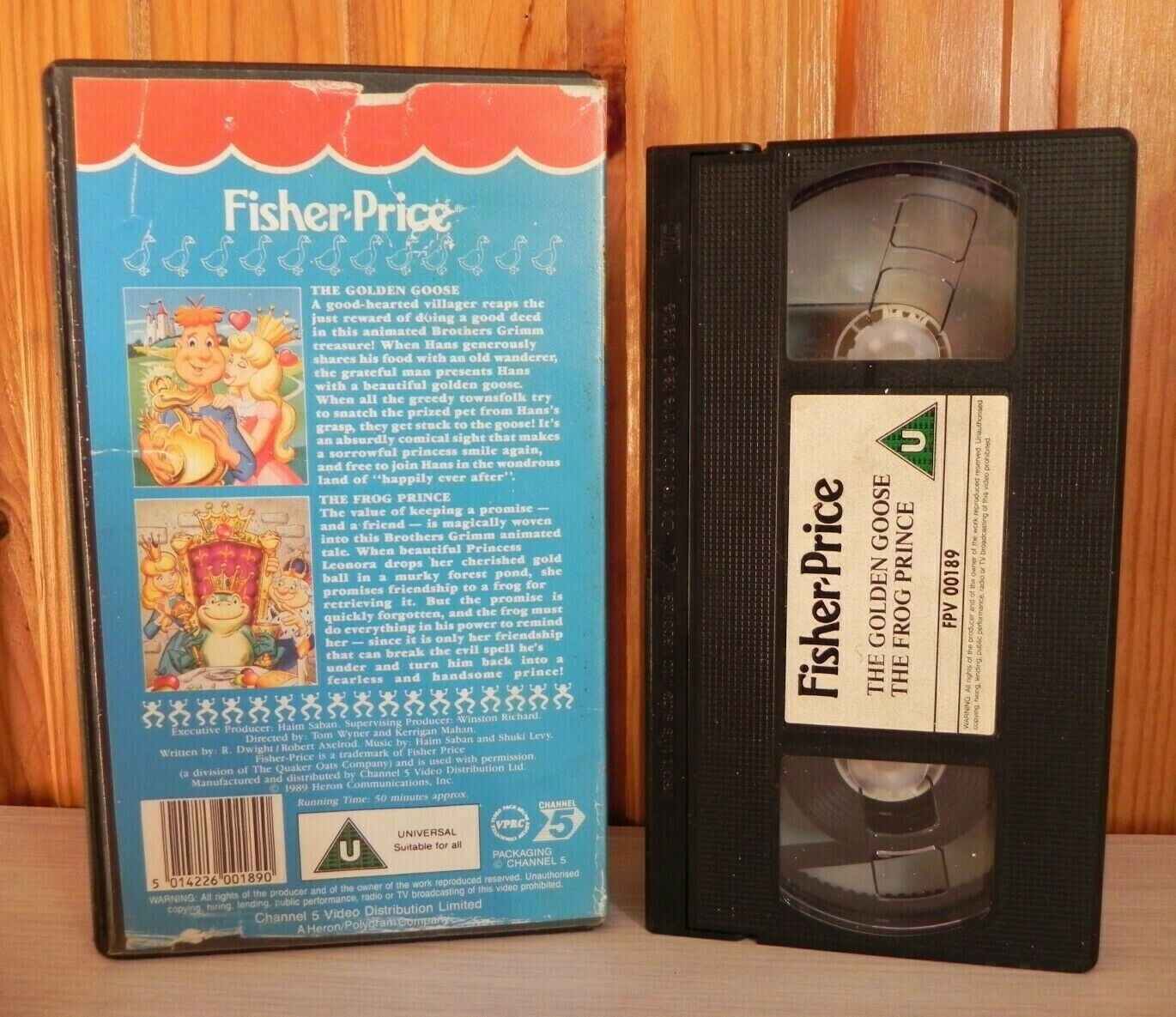 Fisher-Price: Grimm's Fairy Tales - Andy Grane - Animated - Children's - Pal VHS-