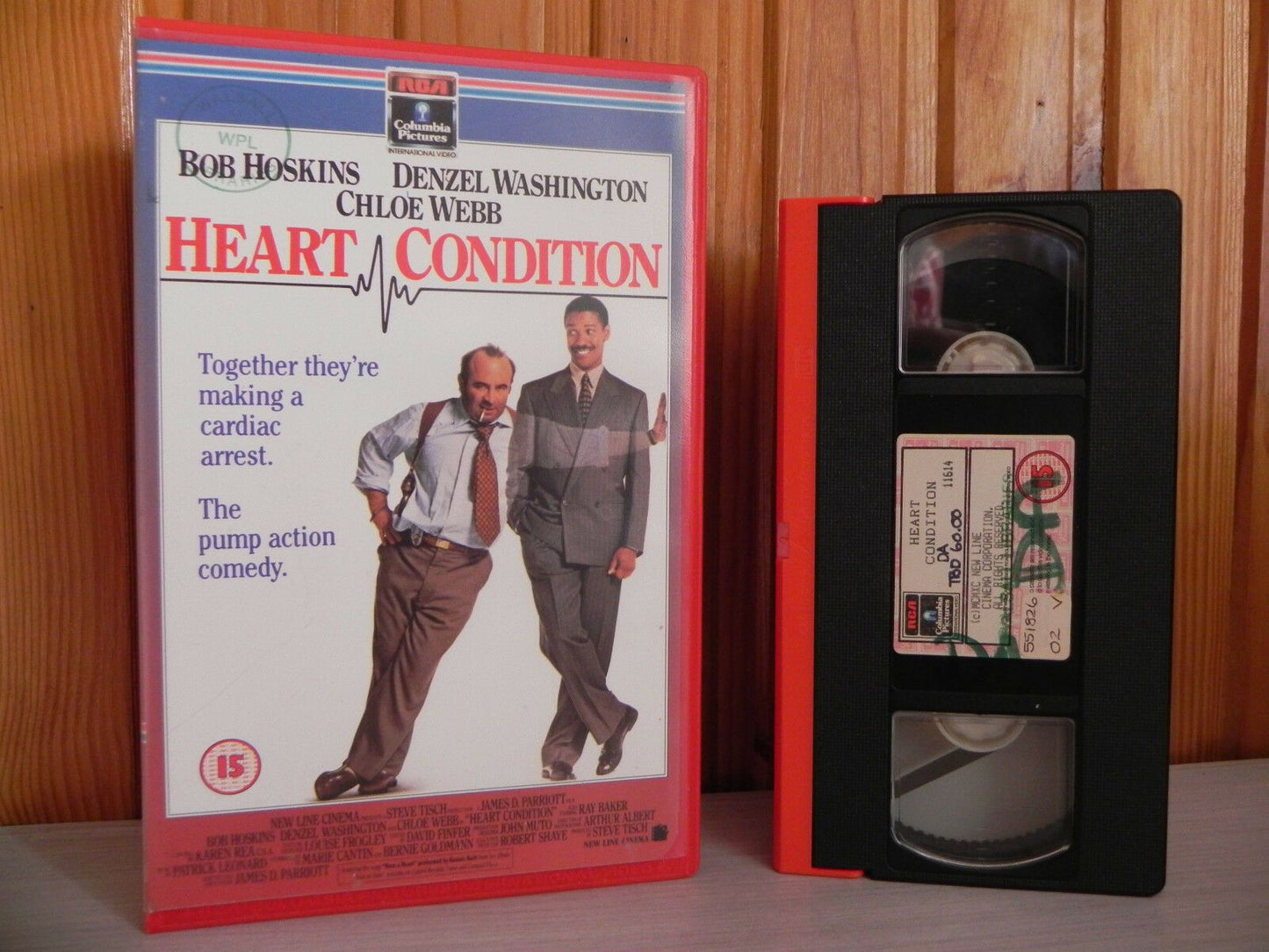 Heart Condition - Priceless Comedy - Hoskins/Denzel - Big-Box - RCA - VHS-