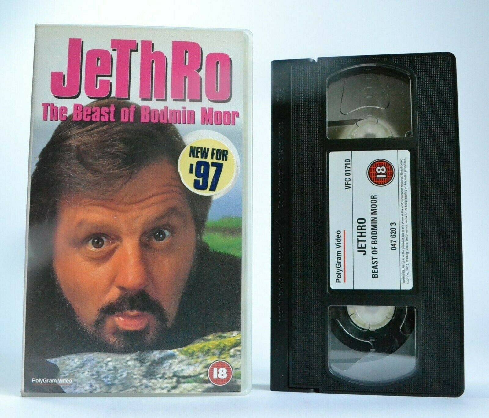 Jethro: The Beast Of Bodmin Moor - Denzil Penberthy - Madcap Sketches - Pal VHS-