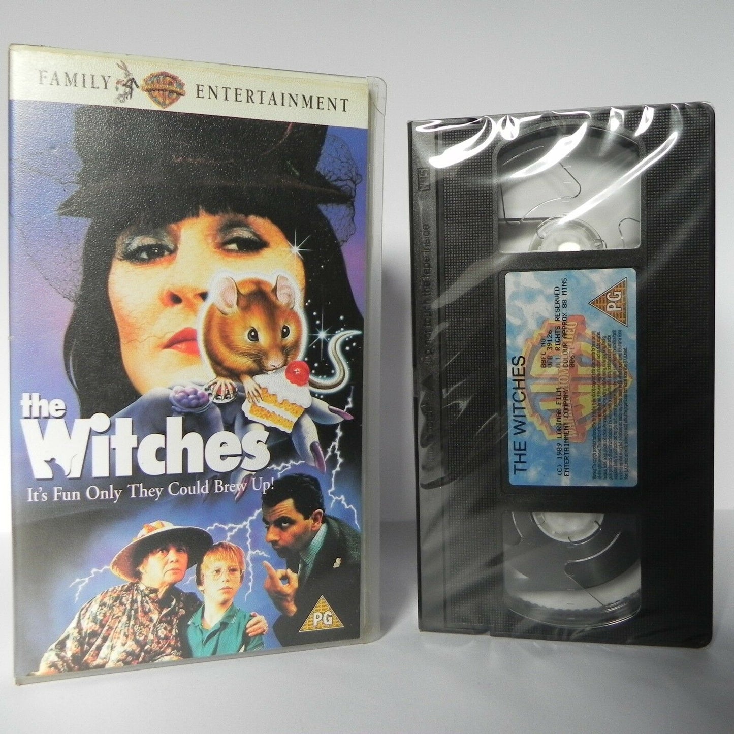 The Witches - Warner - Comedy - Family Classic - Anjelica Huston - Pal VHS-