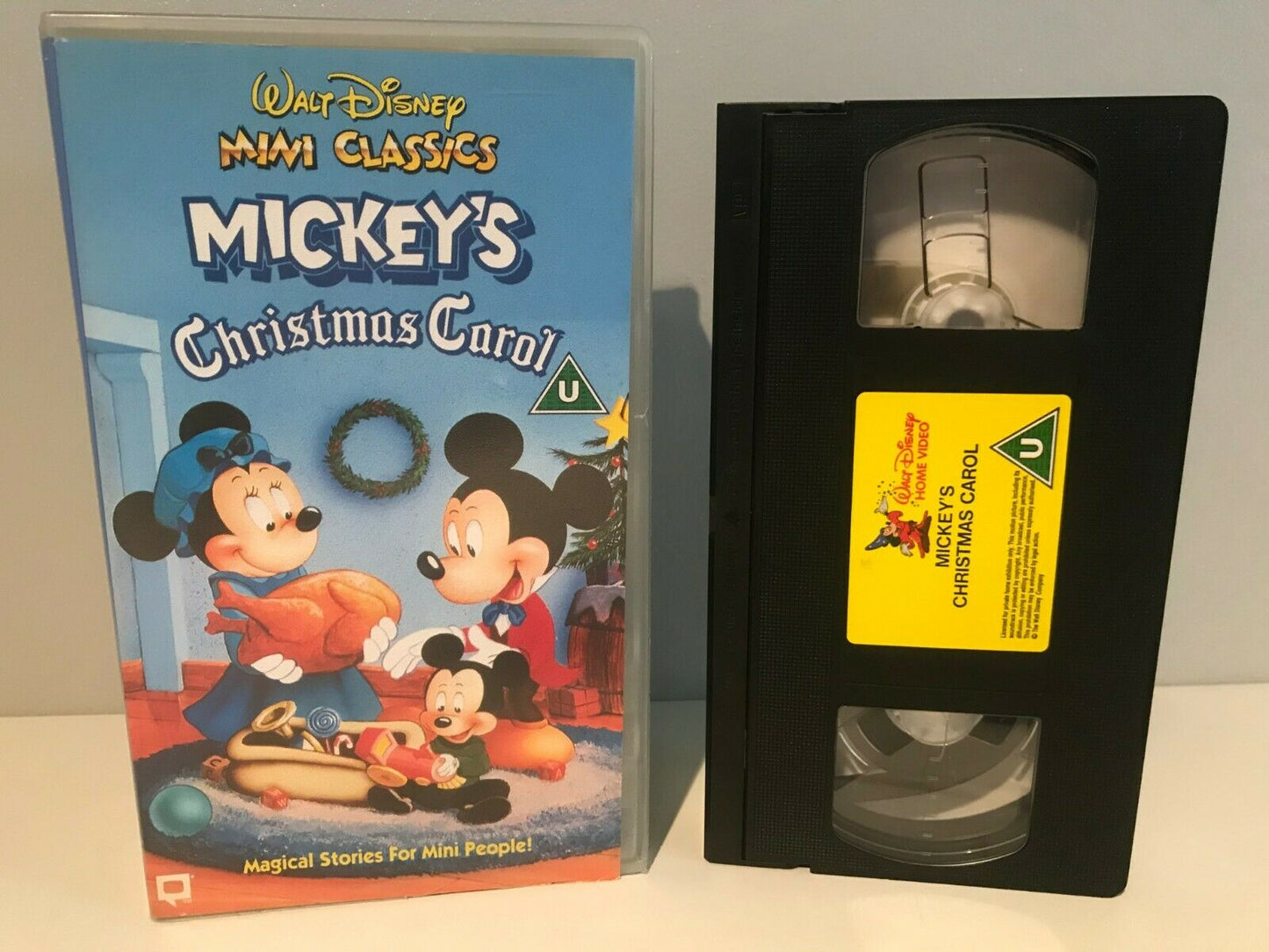 Mickey's Christmas Carol [Disney] Charles Dickens - Animated - Children's - VHS-