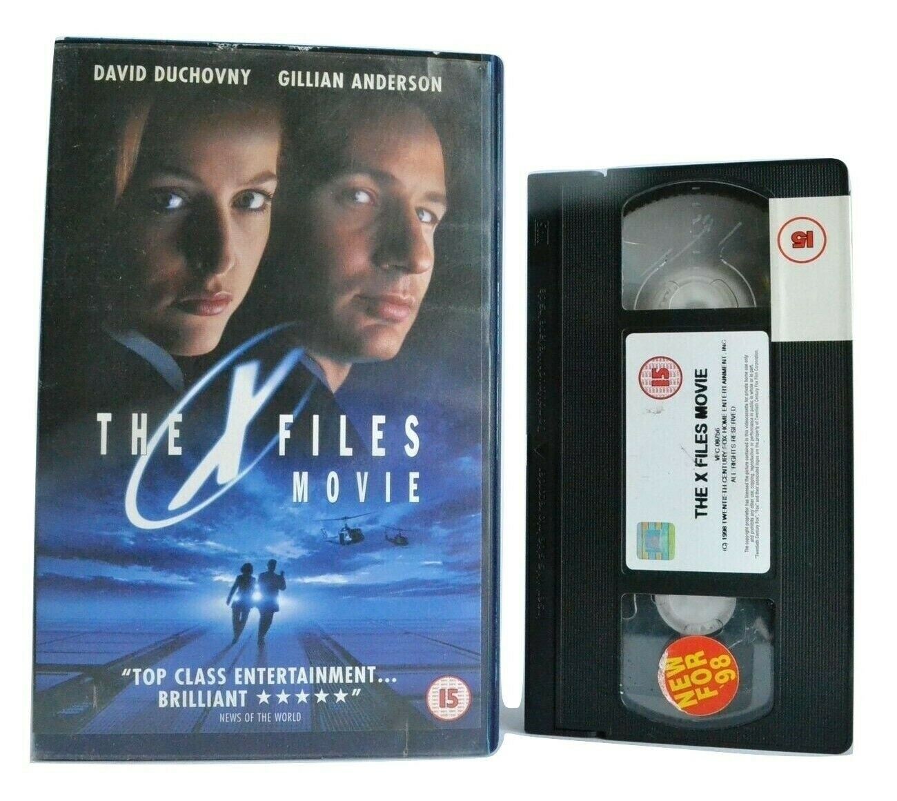 The X-Files Movie (1998): Sci-Fi Thriller - Large Box - David Duchovny - Pal VHS-