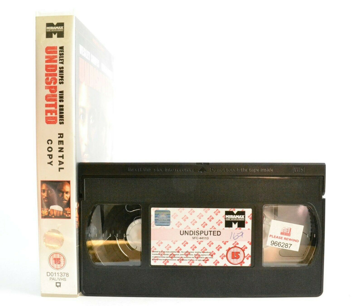 Undisputed: Wesley Snipes/Ving Rhames - Thriller - Large Box - Ex-Rental - VHS-