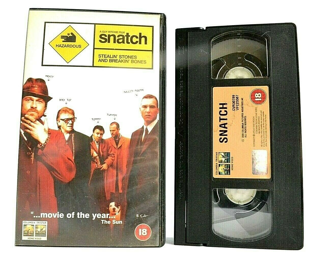 Snatch; [Guy Ritchie] - Crime Action - Underground Fighting - Brad Pitt - VHS-