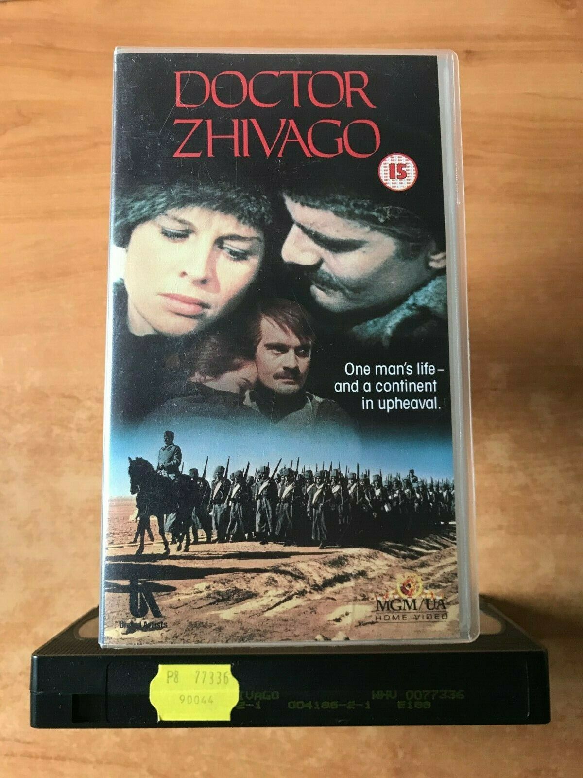 Doctor Zhivago (1965): Romantic War Drama - Omar Sharif / Alec Guiness - Pal VHS-