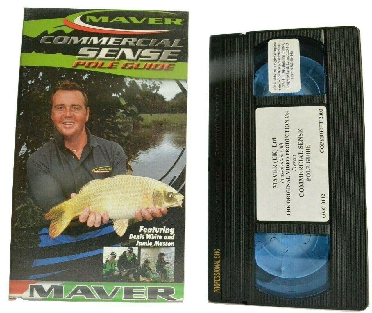 Commercial Sense: Pole Guide [Denis White / Jamie Masson] Fishing - Pal VHS-