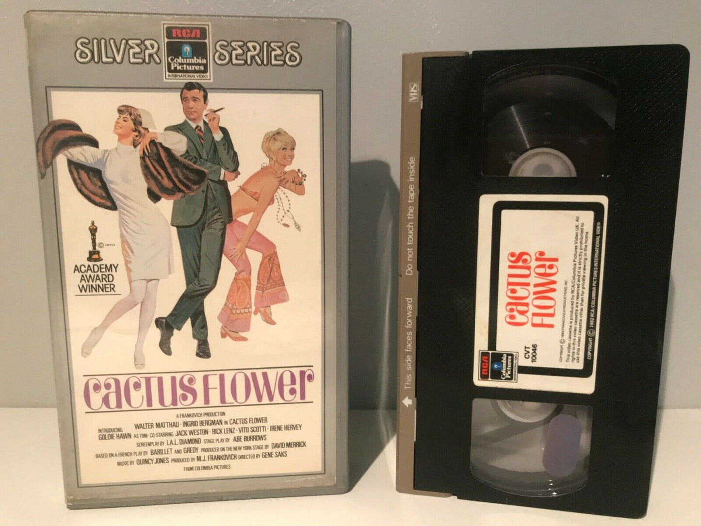 Cactus Flower (1969); [RCA Pre-Cert] New York Romance - Ingrid Bergman - Pal VHS-
