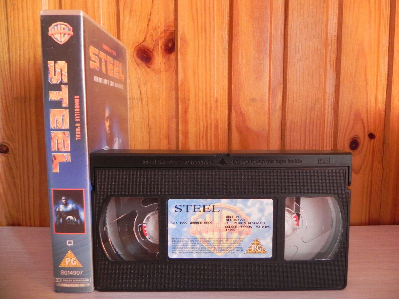 Steel (1997): Action Sci-Fi - DC Comics (Superhero); Shaquille O'Neal - Pal VHS-