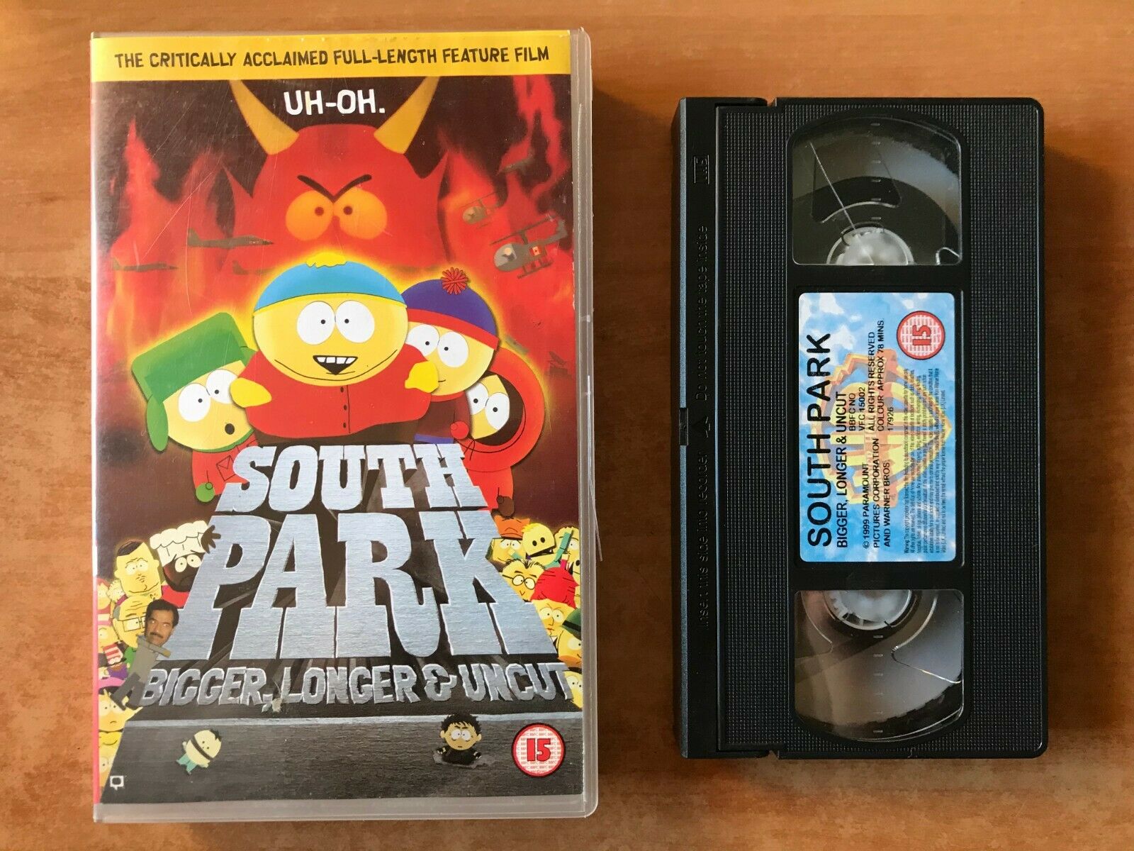 South Park: Bigger, Longer & Uncut (1999): Animated Musical - Comedy - Pal VHS-