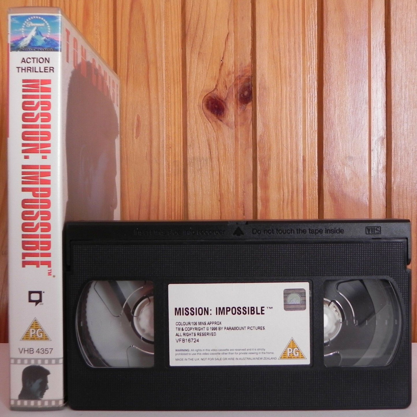 Mission: Impossible - Large Box - Paramount - Action - Sample - Tom Cruise - VHS-