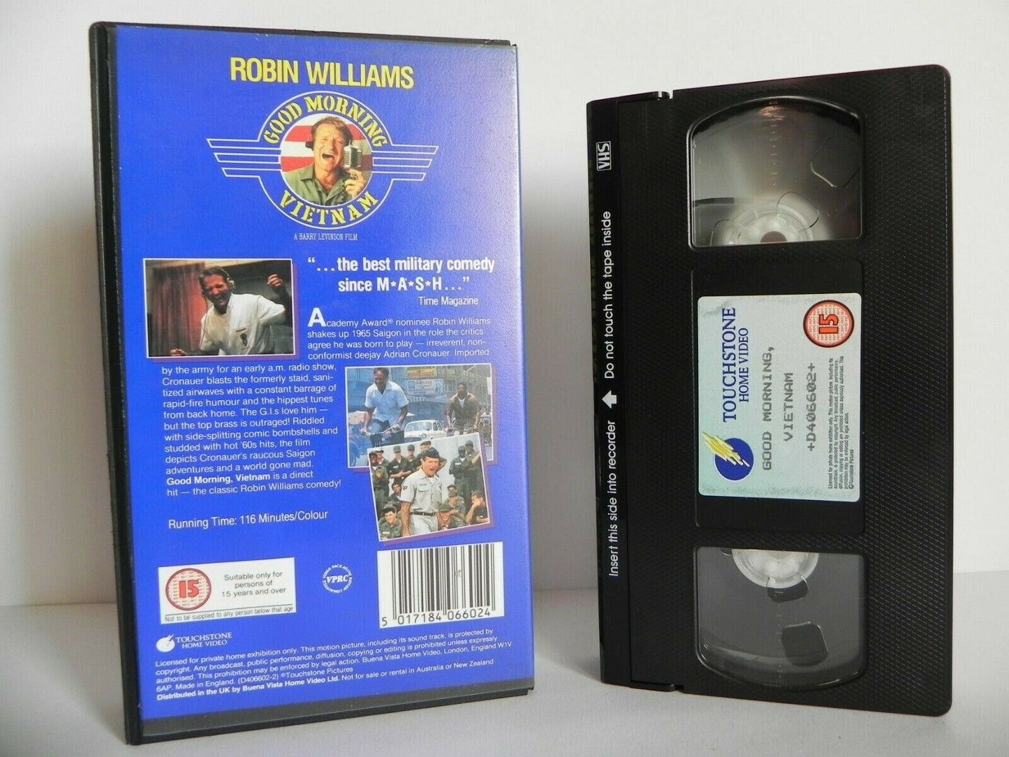 Good Morning Vietnam - Touchstone - Classic - Comedy - Robin Williams - Pal VHS-