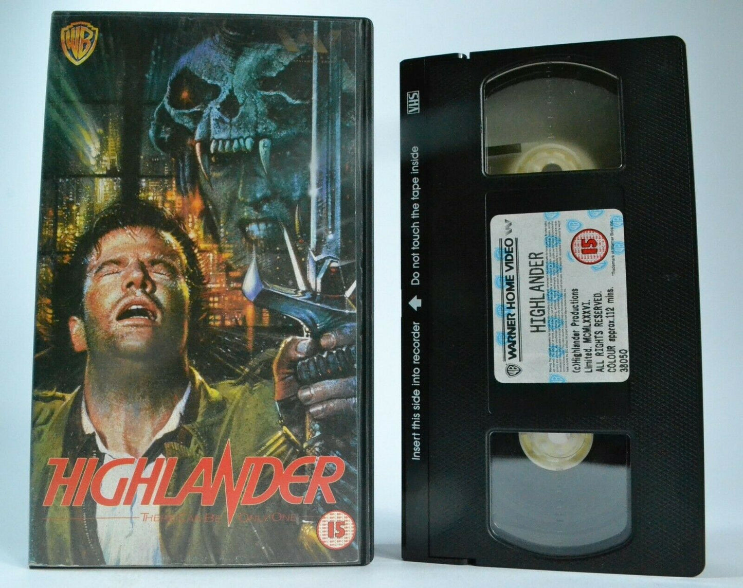 Highlander (1986): Action Fantasy - Christopher Lambert / Sean Connery - Pal VHS-