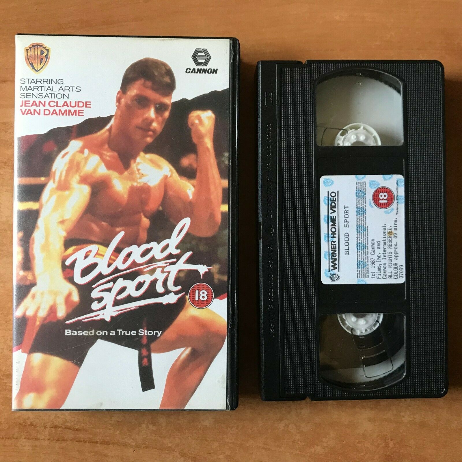 Bloodsport (1988): Van Damme Vs. Bolo Yeung - Cult Martial Arts Action - Pal VHS-