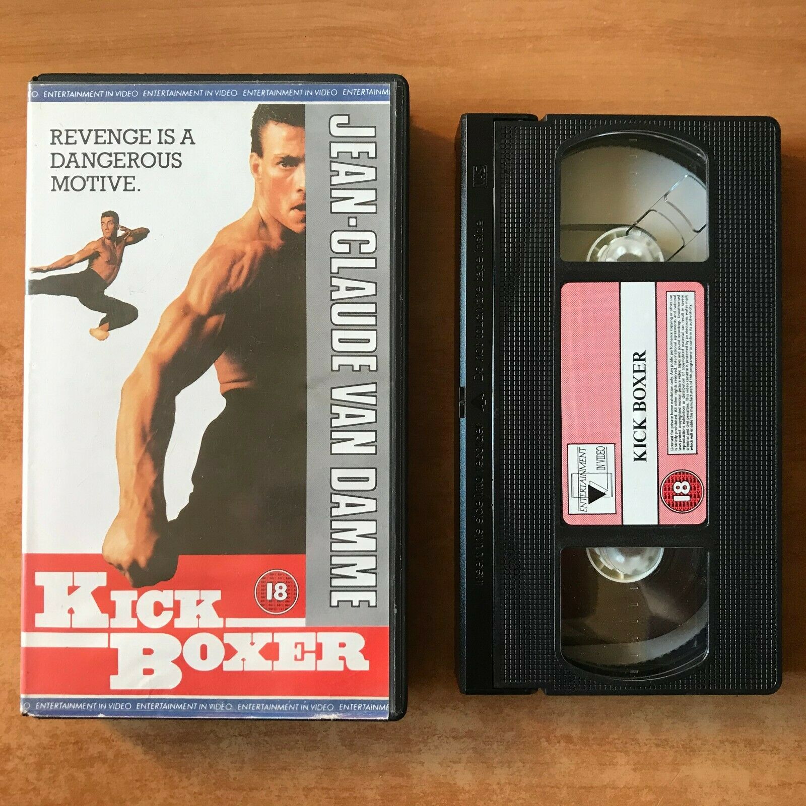 Kickboxer 1 - Original (1989) Video - Van Damme - Kick Boxer - Action - Pal VHS-