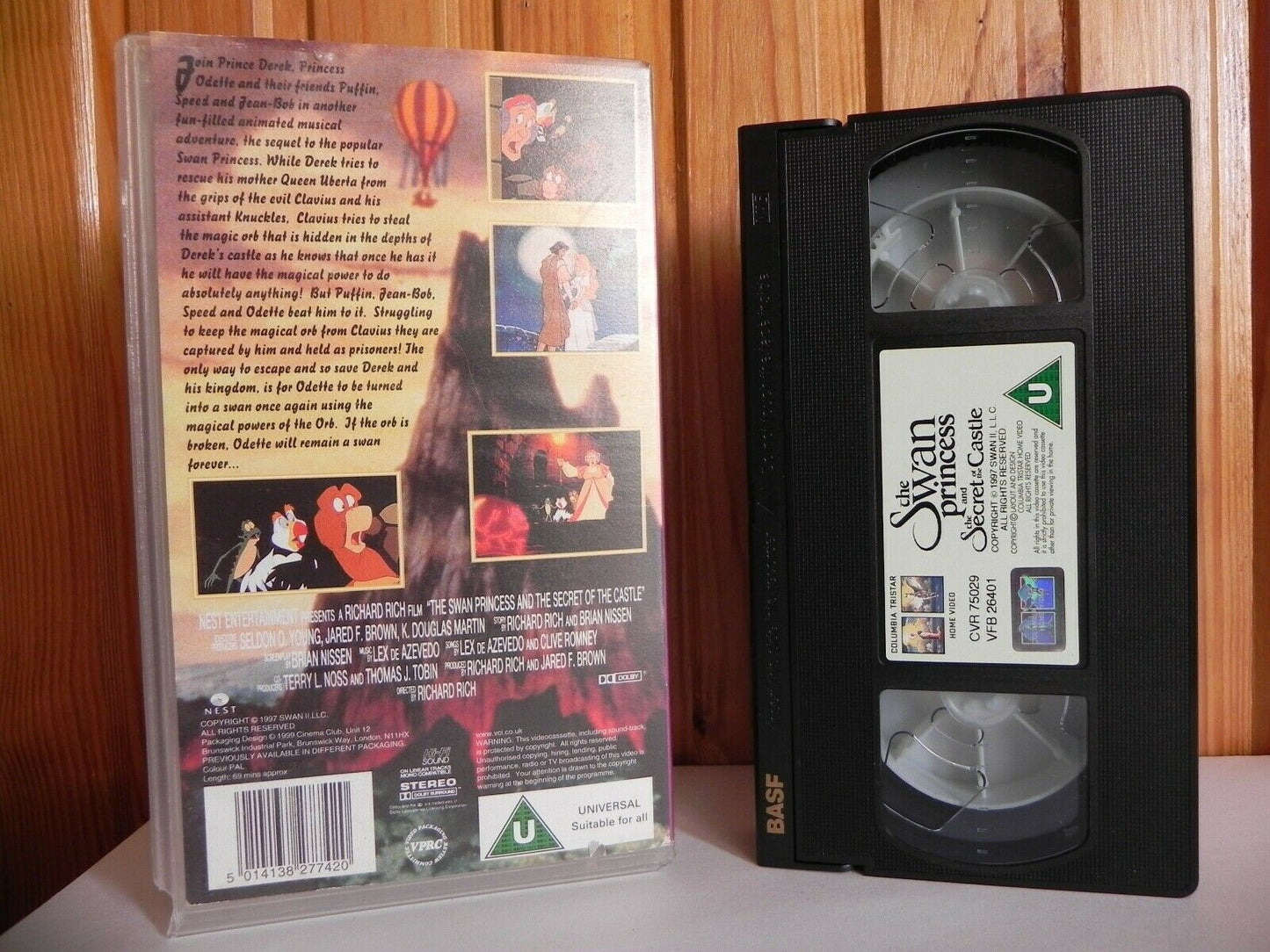 The Swan Princess 2: Escape From Mountain Castle (1997) - Vintage Children's VHS-