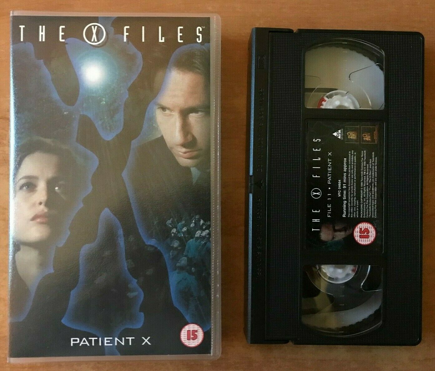The X-Files (File 11): Patient X - Sci-Fi - TV Series - David Duchovny - Pal VHS-
