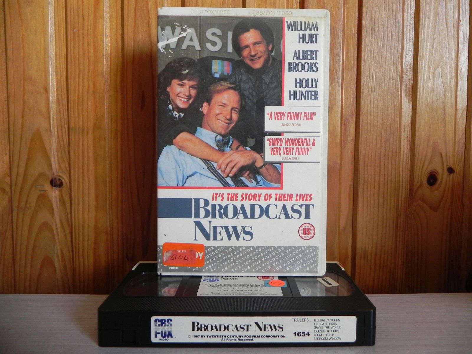 Broadcast News - CBX/FOX - Comedy - William Hurt - Albert Brook - Pal VHS-