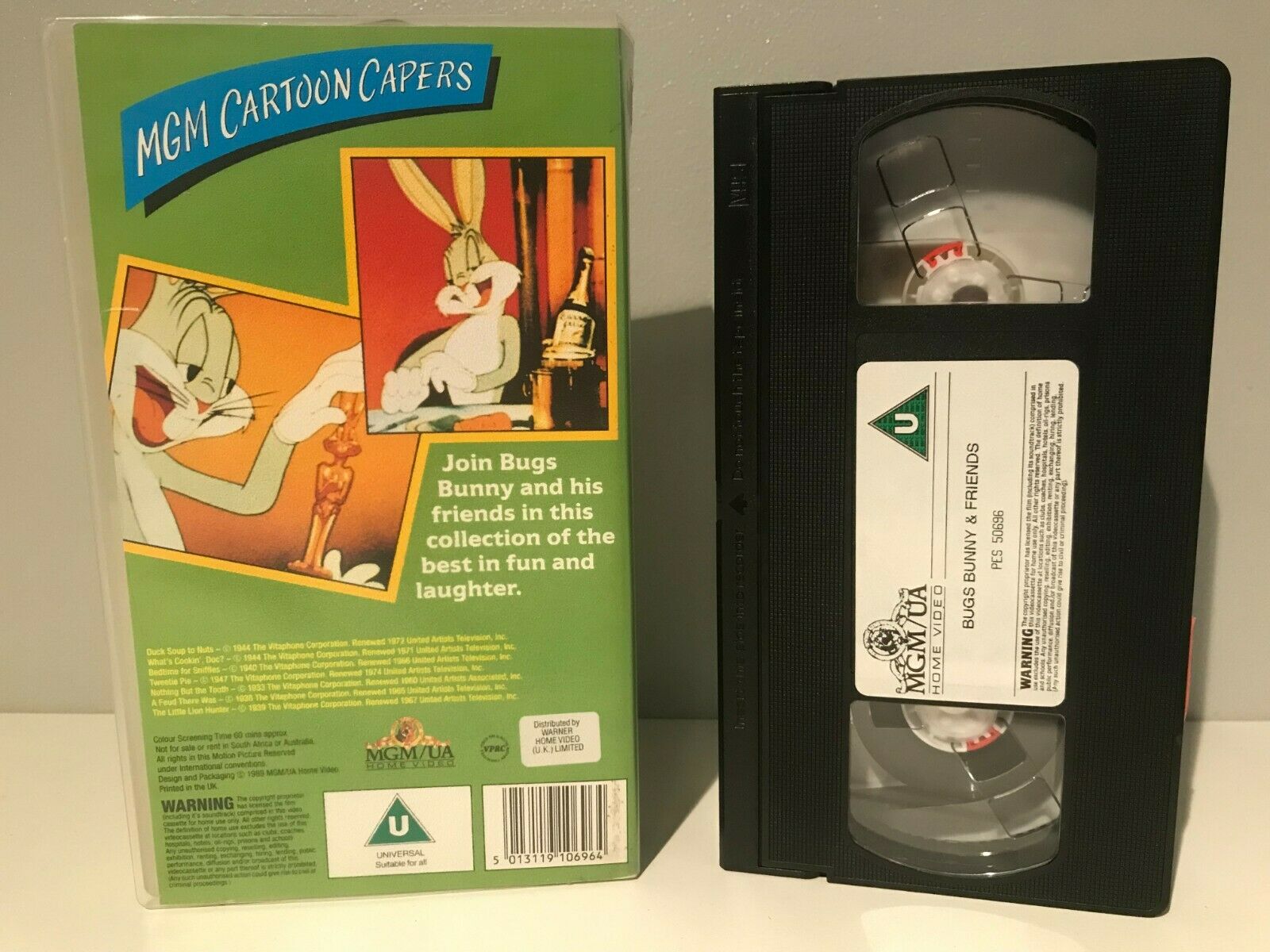 The Best Of Bugs Bunny And Friends [MGM Cartoon Capers] Children's - Pal VHS-