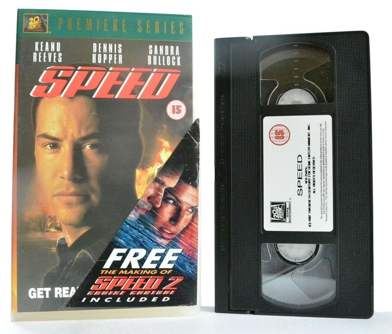 Speed: Keanu Reeves Vs. Dennis Hopper - Action Thriller - + Bonus Feature - VHS-