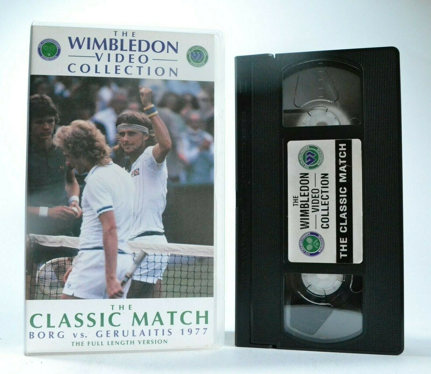 The Classic Match: Borg Vs.Gerulaitis (1977) - Wimbledon - Tennis - Sports - VHS-