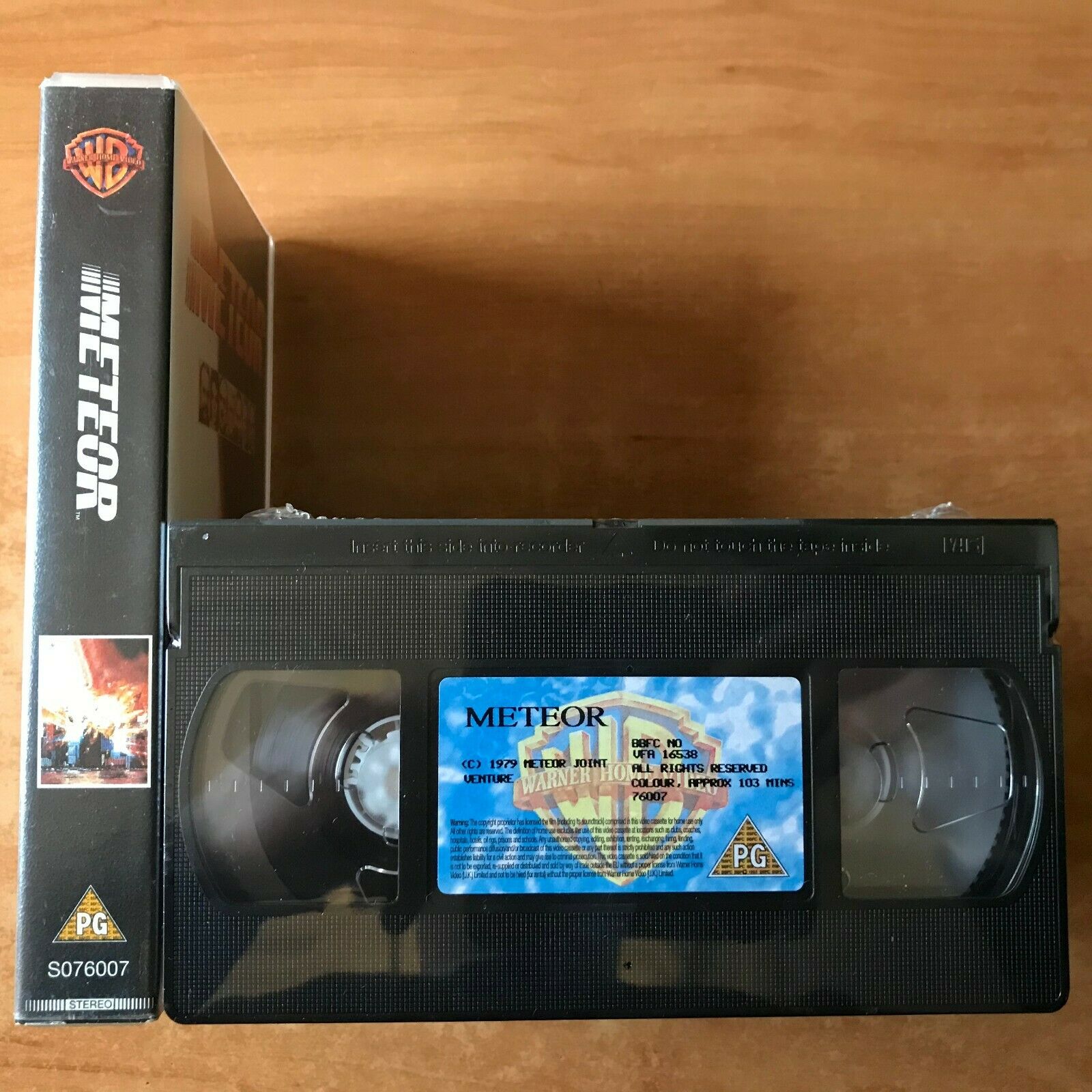 Meteor (1979): Disaster Drama - Sci-Fi - Sean Connery / Natalie Wood - Pal VHS-