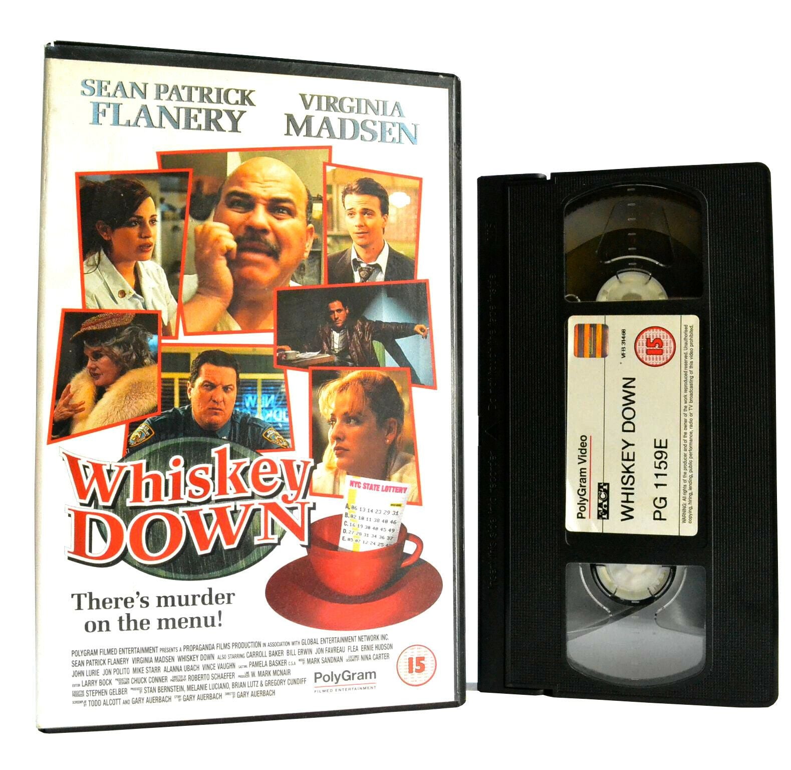 Whiskey Down: Suspense Drama - Large Box - Ex-Rental - Virginia Madsen - Pal VHS-