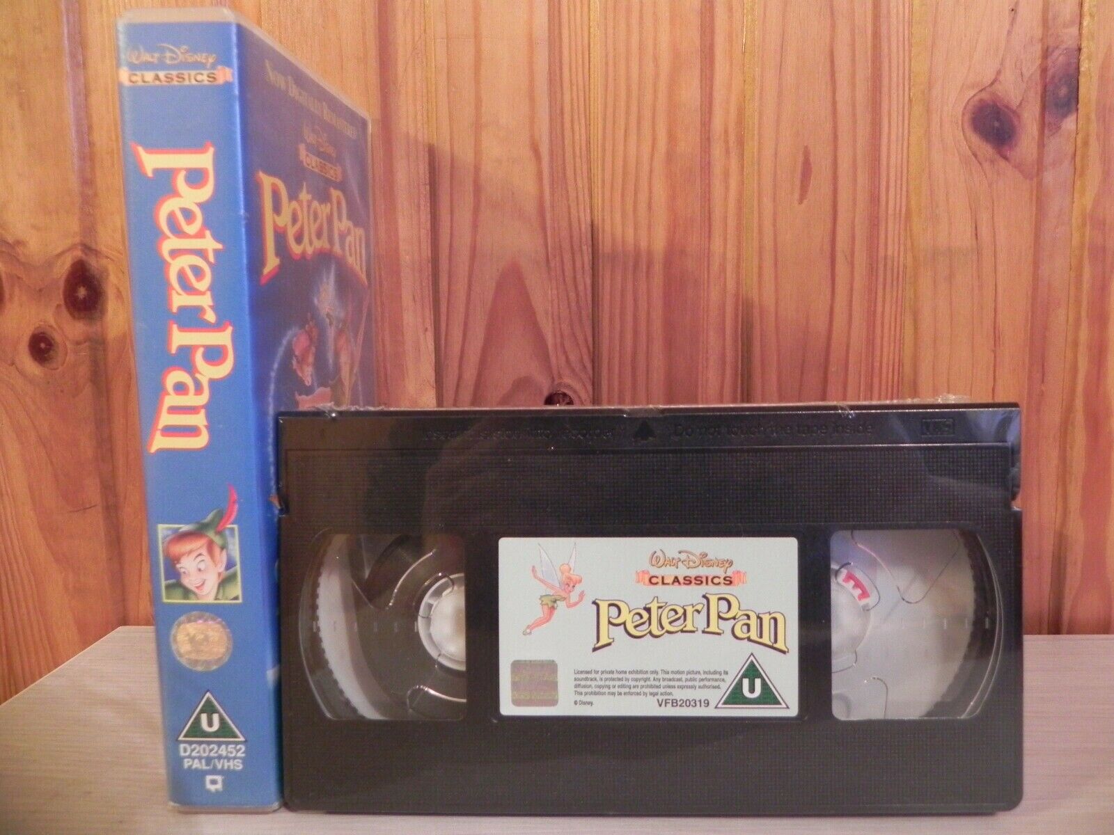 New - Peter Pan - Walt Disney Video - Classic - Still Sealed - 202452 - Pal VHS-