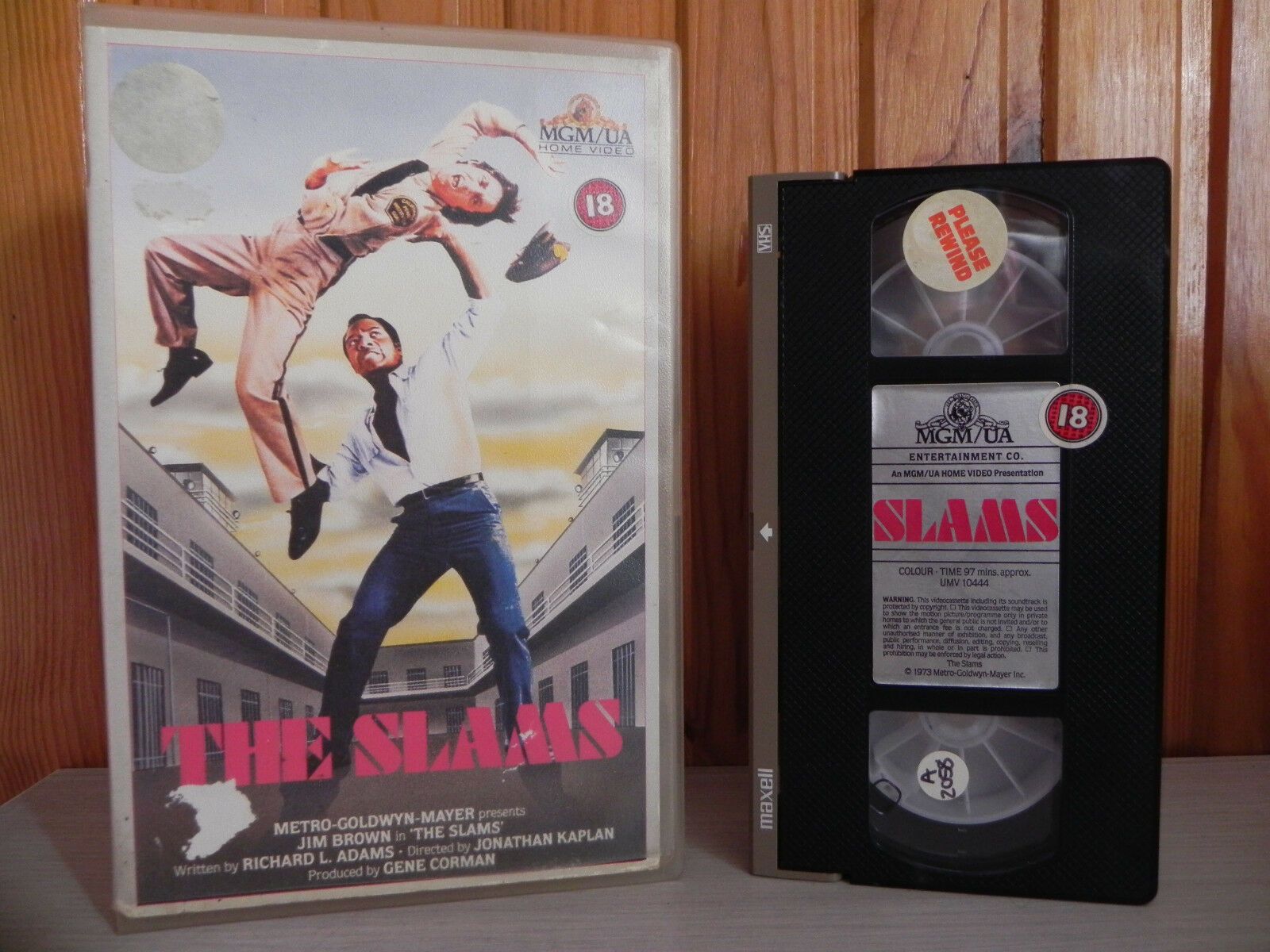 The Slams - Jail Break/HIgh Life - Jim Brown - Action Drama - Pre-Cert - Pal VHS-