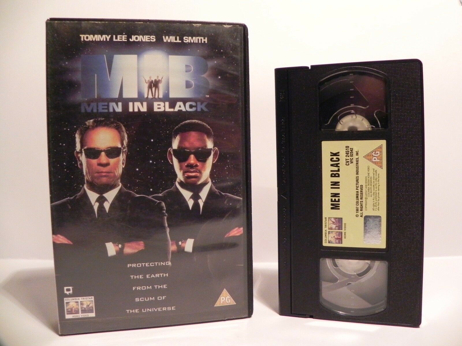 Men In Black 1: Action Sci-Fi Movie (1997) Adapted Comic Strip - Will Smith VHS-