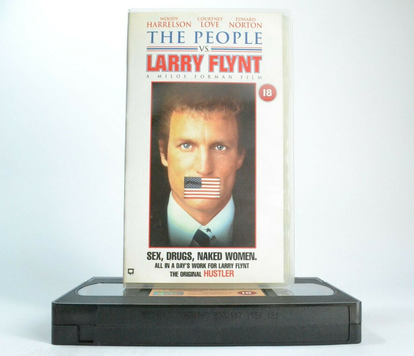 The People Vs. Larry Flint: Milos Forman Film (1996) - Biographical Drama - VHS-