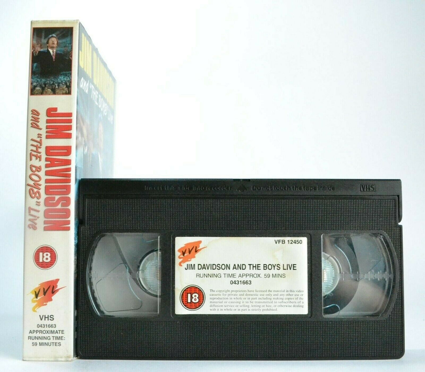Jim Davidson And "The Boys" Live - 1996 August/Poland - Stand-Up - Comedy - VHS-