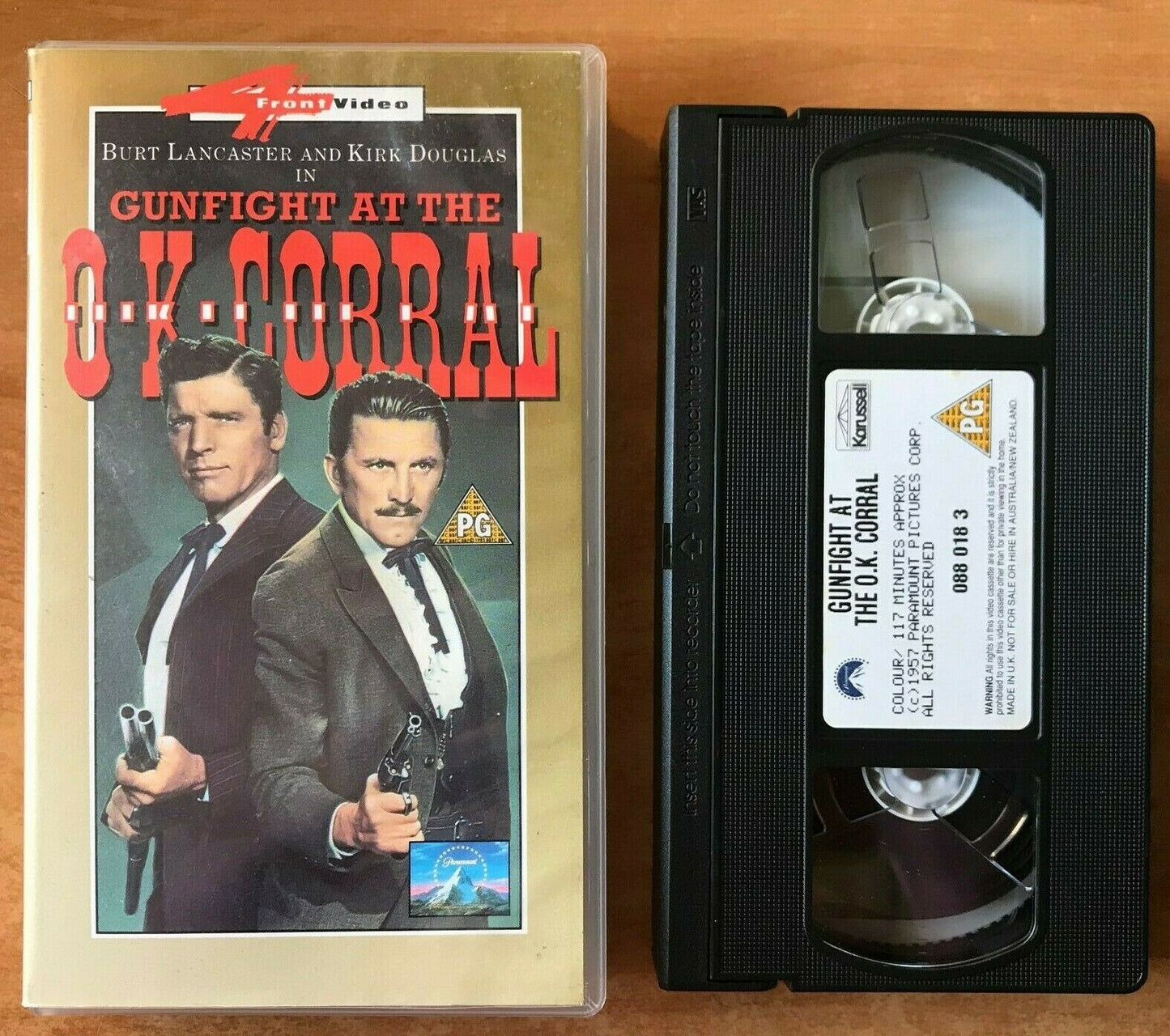 Gunfight At The O.K. Corral (1957) Western - Burt Lancaster / Kirk Douglas - VHS-
