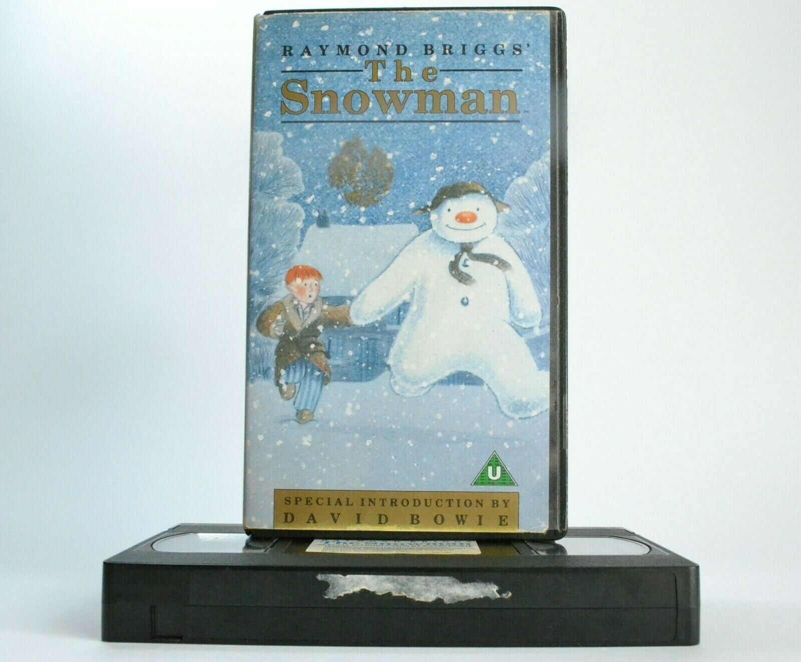 The Snowman (1982): Raymond Briggs - Animated - David Bowie - Children's - VHS-