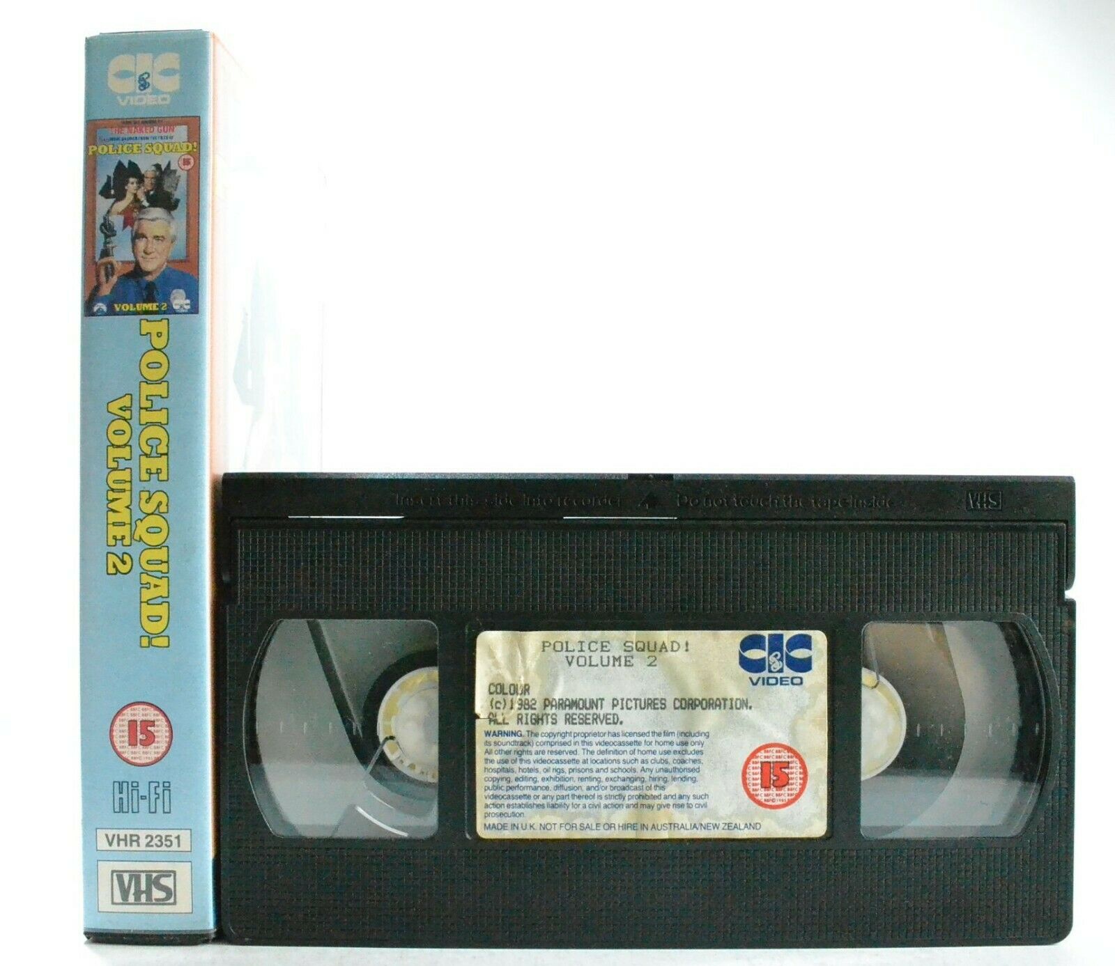 Police Squad: Volume 2 - (1992) TV Comedy Series - Leslie Nielsen - Pal VHS-
