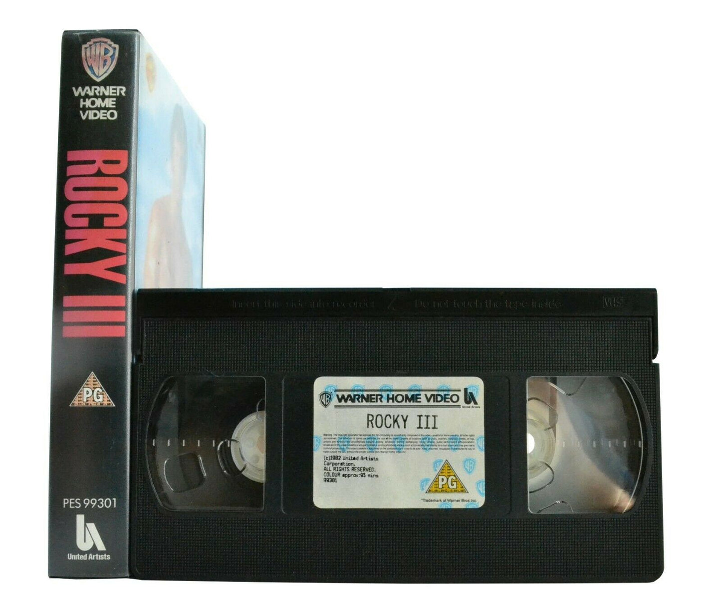 Rocky 3 (1982): Stallone Vs. Mr.T - (1989) Warner Release - Sports Drama - VHS-