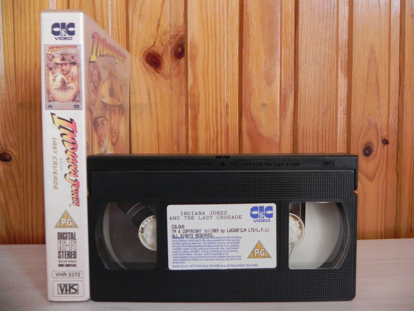 Indiana Jones [Last Crusade]: (1989) Occult Action - Harrison Ford - Pal VHS-