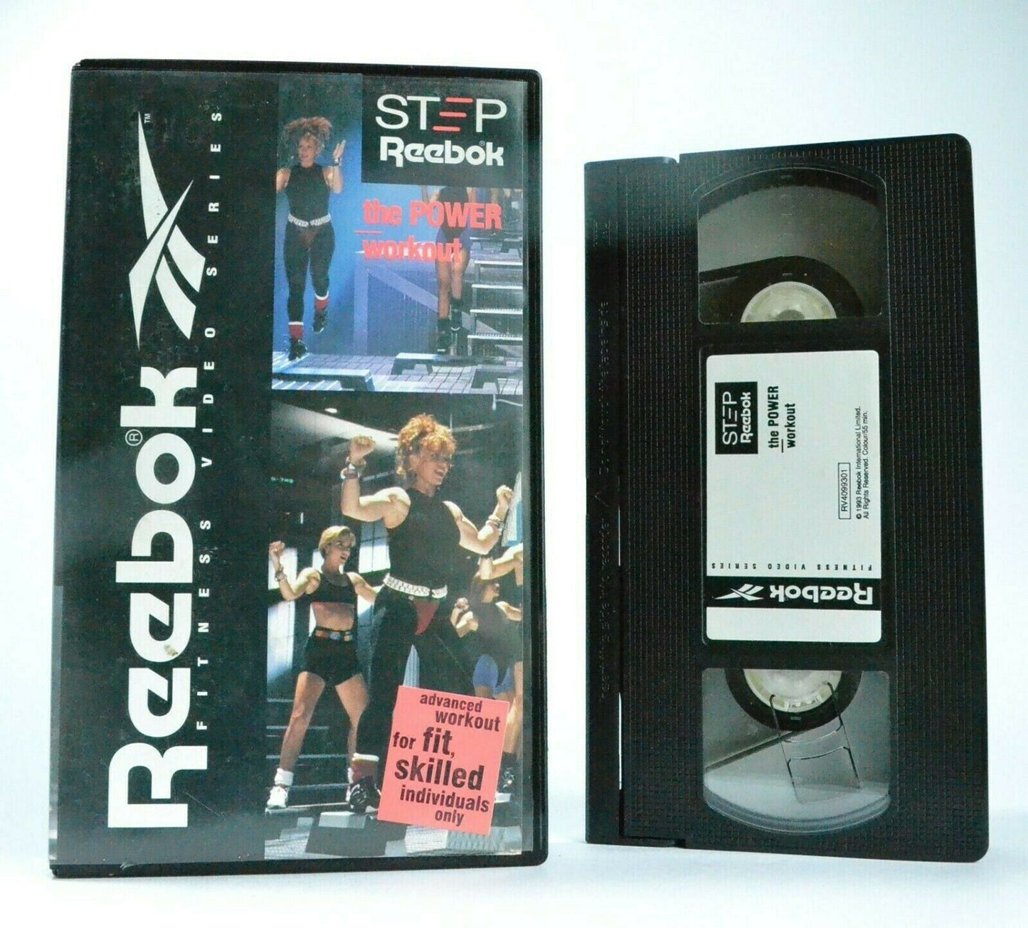Reebok: Fitness Video Series - By Gin Miller - Power Workout - Exercises - VHS-
