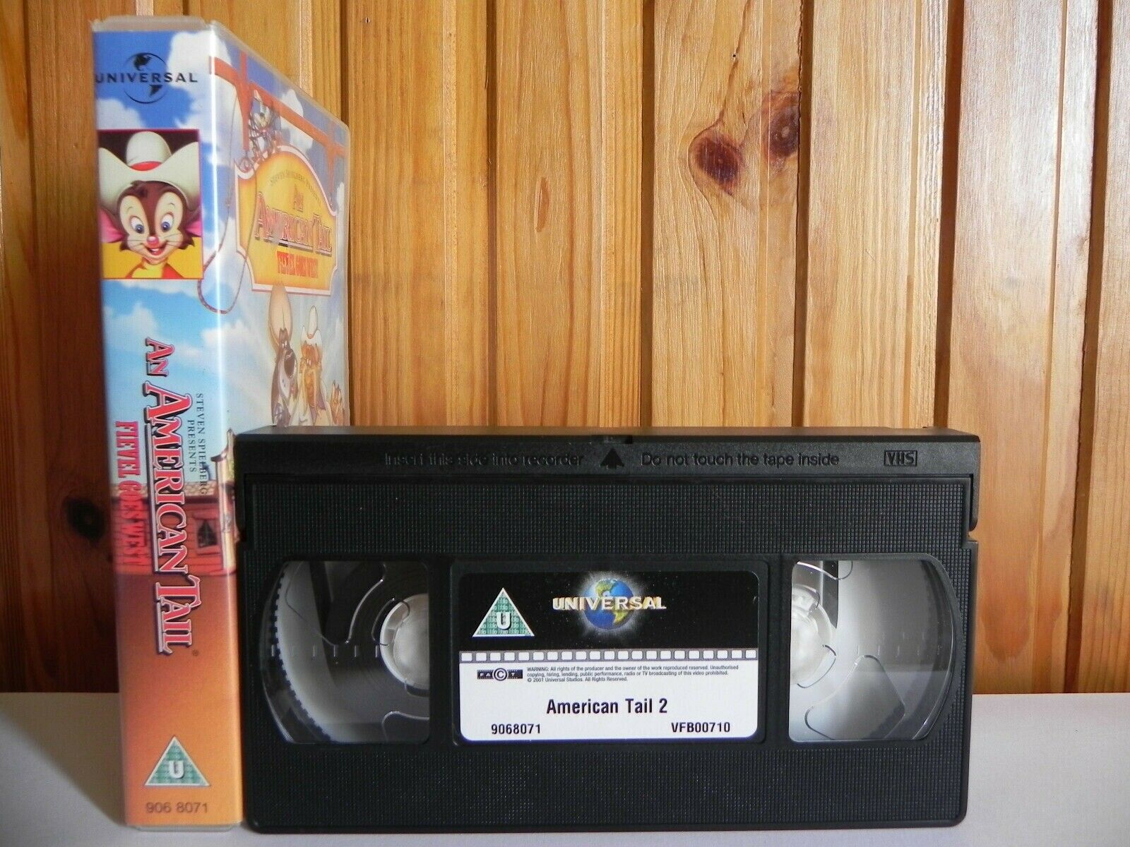 An American Tail: Fievel Goes West - Universal - Adventure - Animated - Pal VHS-