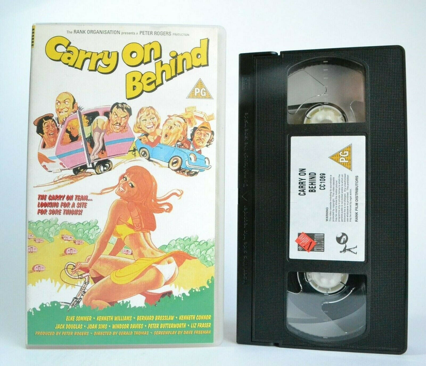 Carry On: Behind (1975) - 27th "Carry On" Film Series - Elke Sommer - Pal VHS-