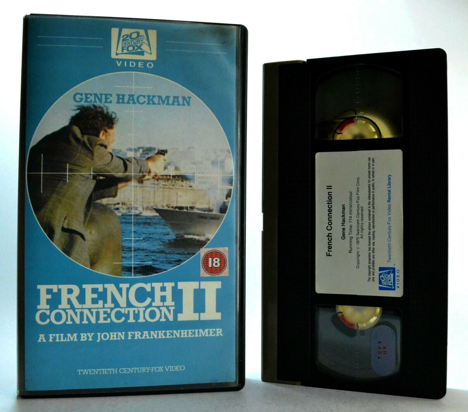 The French Connection 2: (1975) Action Thriller - Gene Hackman - Pre-Cert - VHS-