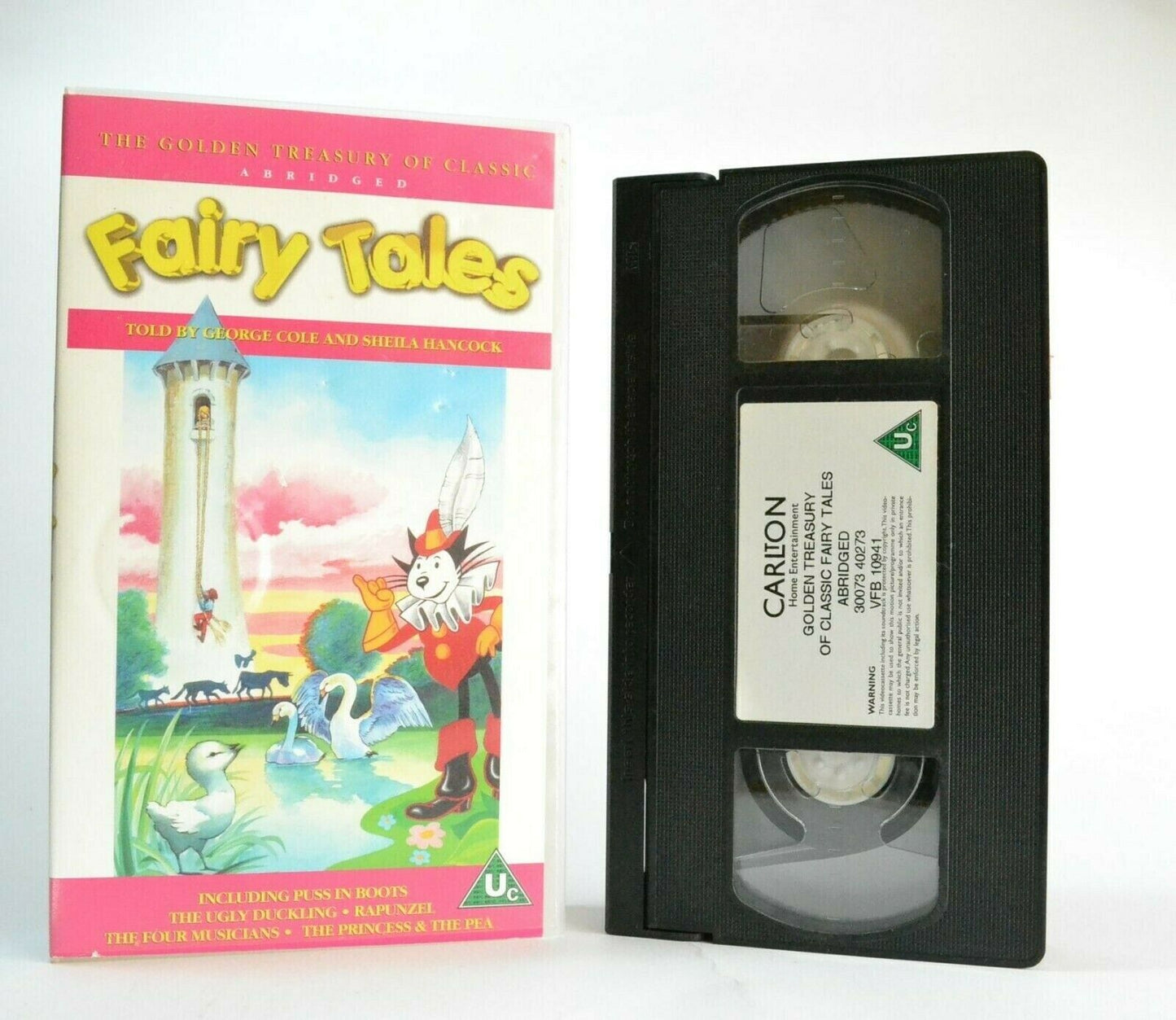 Fairy Tales: Told By G.Cole/S.Hancock - Animated Traditional Kids Stories - VHS-